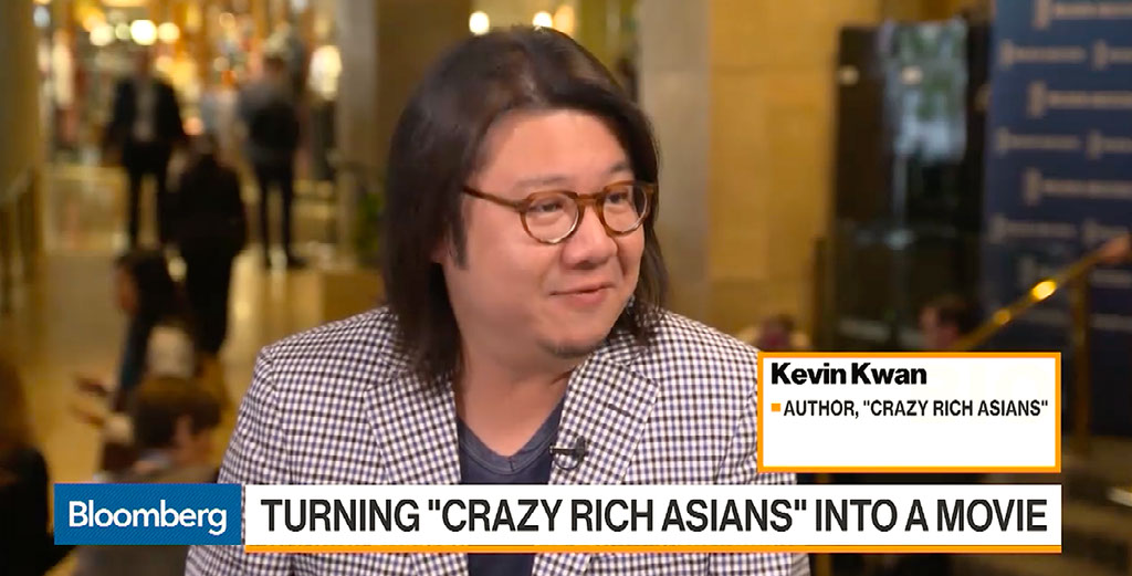 Bloomberg segment about Crazy Rich Asians and Latino representation