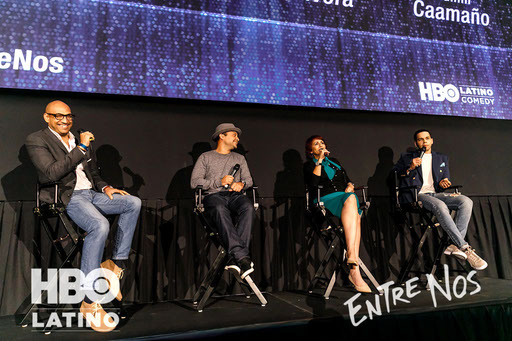 Jack Rico moderating an HBO Latino panel